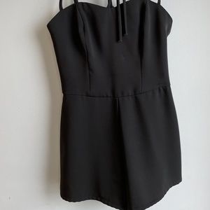 bebe black romper